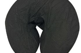 50 pk NRG Fitted Disposable Face Rest Covers (black)