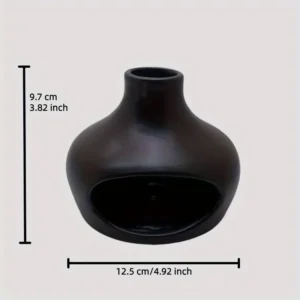 Ceramic Incense Holder Black