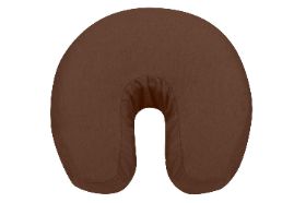 NRG FACE CRADLE COVER MICROFIBER, DARK CHOCOLATE