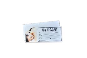 Single Massage Gift Certificate Cards