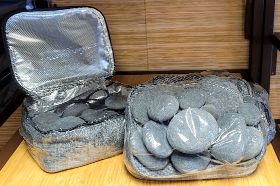 16 pc Hot Stone Set w/ Heated Carrier