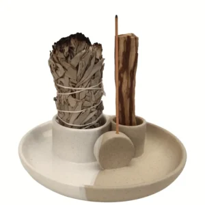 Ceramic Incense Holder Tan
