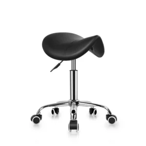 Saddle Stool with Wheels