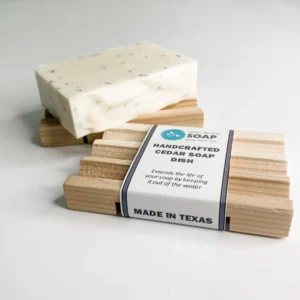 Handcrafted Cedar Soap Dish