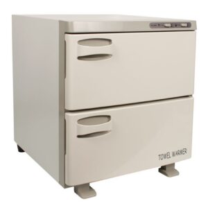 NRG Hot Towel Cabinet w/ Top & Bottom Double Swinging Doors